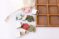 Holiday Sweater vs. Hot Cocoa Tic-Tac-Toe