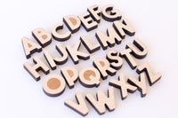 Chunky Alphabet Letters